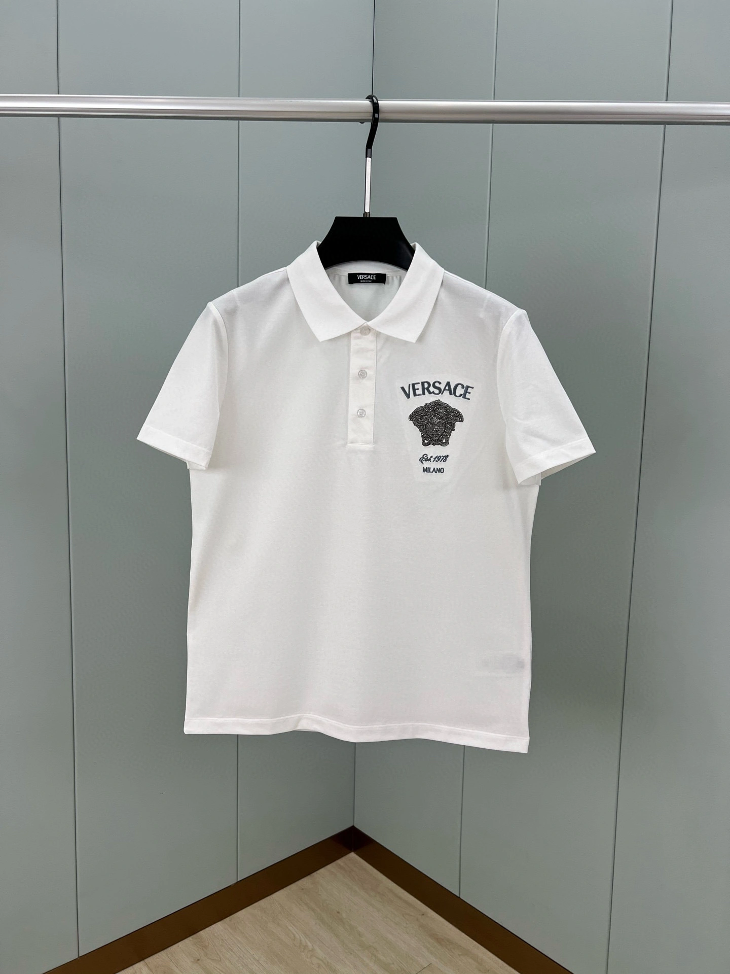 wg.luxury- V5rs135 embroidery Polo 2Colour item:E-F355B1655-2